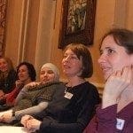 Dec2011JanFeb2012 167 A group of working women, including mums, gathered together in a room, seeking work-life balance.